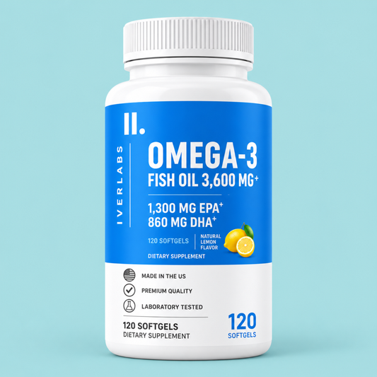 Omega-3 Fish Oil, Natural Lemon Flavour