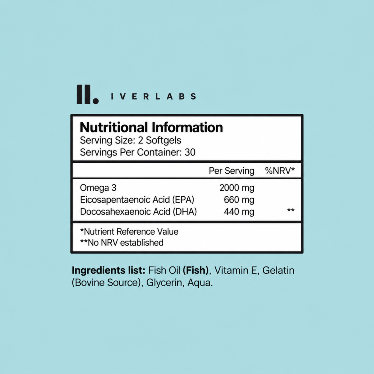 Omega-3 Fish Oil, Natural Lemon Flavour