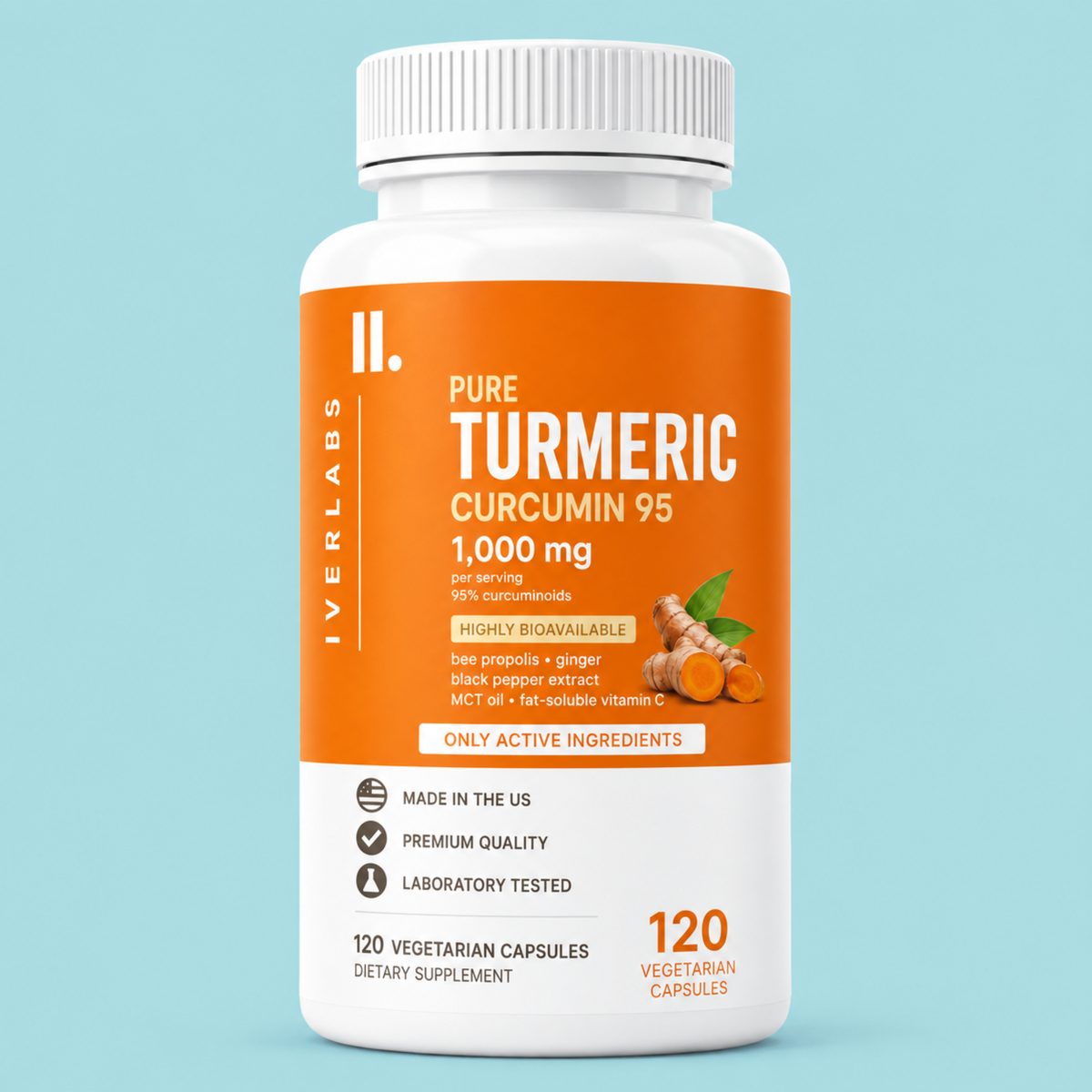 Turmeric Curcumin 95 – 120 Capsules